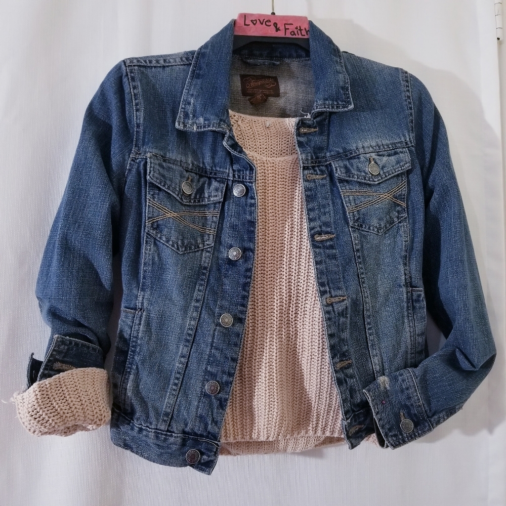 Aeropostale denim jacket 100% cotton